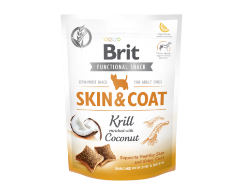 BRIT CARE DOG FUNCTIONAL SNACK SKIN&COAT KRILL 150g.png