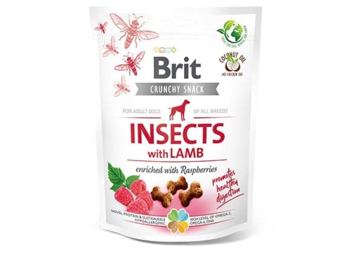 BRIT CARE Dog Crunchy Cracker Insects with Lamb 200g.jpg