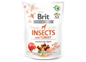 BRIT CARE Dog Crunchy Cracker Insects with Turkey 200g