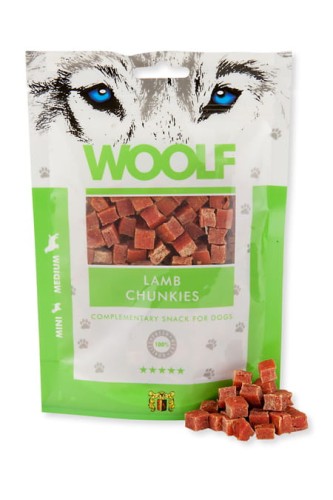 Woolf Lamb Chunkies - przysmak dla psa (100g) .jpg