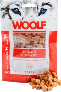 Woolf Salmon Chunkies - przysmak z łososiem (100g)