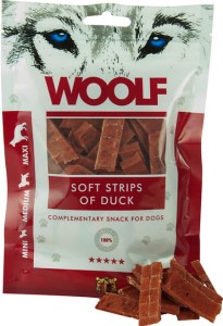 Woolf Soft Stripes of Duck - przysmak z kaczką (100g)