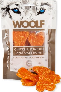Woolf Chicken, Pumpkin and Oats Bone - przysmak z kurczakiem (100g) 