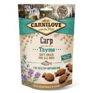 Carnilove Semi-Moist Snack Carp & Thyme - przysmak dla psa 200g