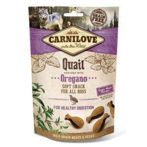 Carnilove Semi-Moist Snack Quail & Oregano - przysmak dla psa 200g