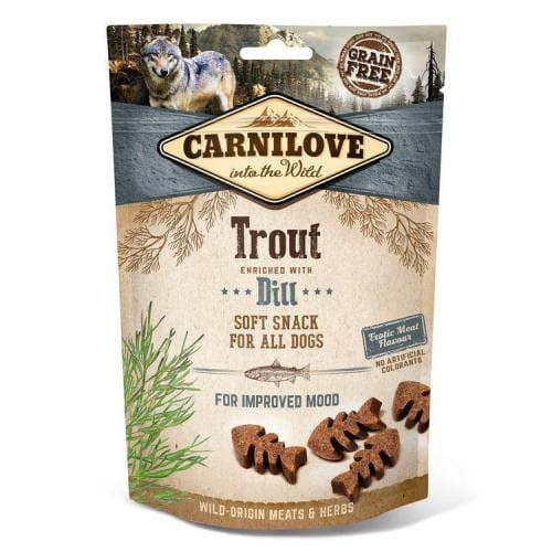 Carnilove Semi-Moist Snack Trout & Dill - przysmak dla psa 200g.jpg