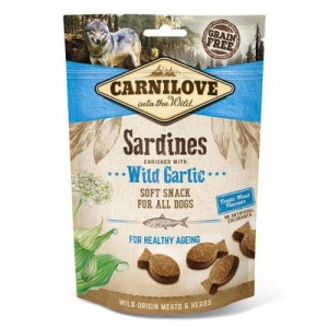 Carnilove Semi-Moist Snack Sardines & Wild Garlic - przysmak dla psa 200g