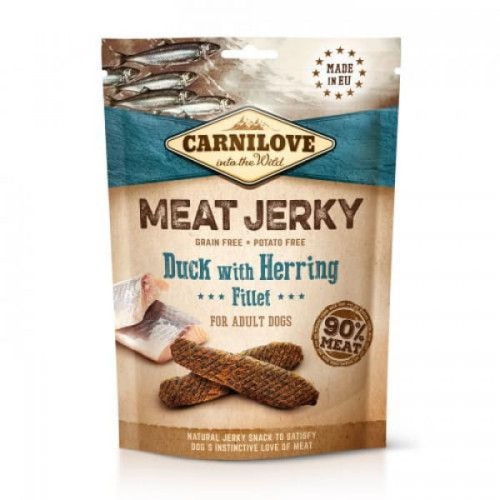 Carnilove Meat Jerky Lamb with Salmon Fillet - przysmak dla psa 100g.jpg