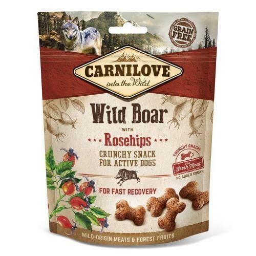 Carnilove Snack Fresh Crunchy Wild Boar & Rosehips - przysmak dla psa 200g.jpg