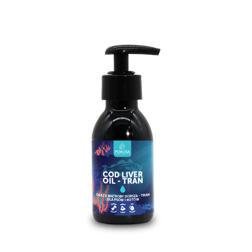 Pokusa Cod Liver Oil - Tran - Olej z wątroby dorsza 100ml.png