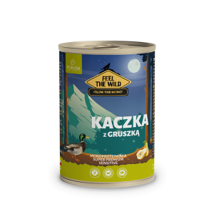Pokusa Feel The Wild Kaczka z Gruszką - karma mokra dla psa 400g
