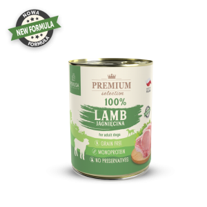 Pokusa Premium Selection 100% Jagnięcina - karma mokra 400g