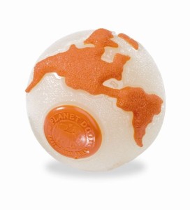 Planet Dog Orbee Tuff Planet Ball S - Piłka Planetka Mała Pomarańczowa 