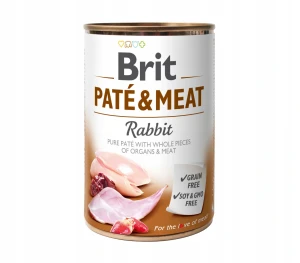 Brit Pate & Meat Rabbit - królik 400g