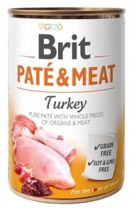 Brit Pate & Meat Turkey - indyk 400g 