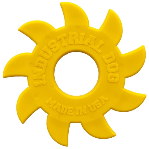 Soda Pup ID Nylon Circular Saw Blade Yellow - Zabawka dla Psa.webp