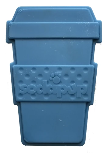 Soda Pup Nylon Coffee Cup Blue - Zabawka dla Psa.webp