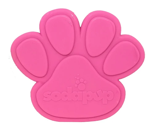 Soda Pup Nylon Paw Print Pink - Zabawka Psia Łapka.webp