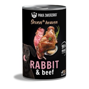 Paka Zwierzaka SH Rabbit & Beef - karma mokra 400g 