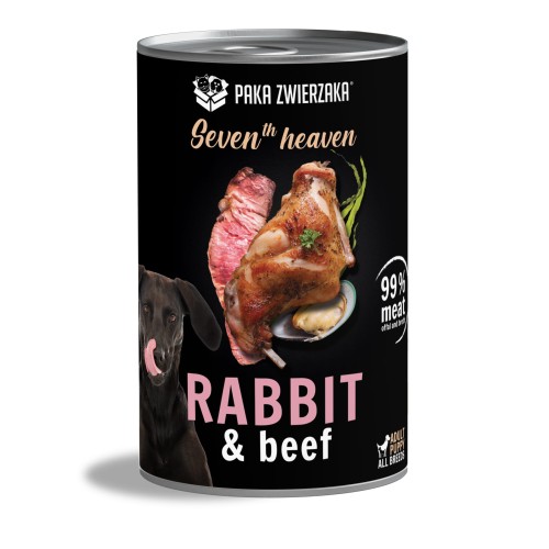 Paka Zwierzaka SH Rabbit & Beef - karma mokra 400g