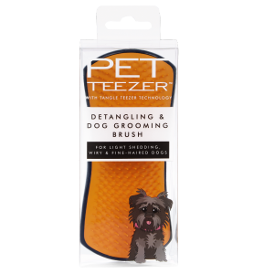 PET TEEZER Szczotka do rozplątywania i pielęgnacji sierści - rozmiar L pomarańczowa