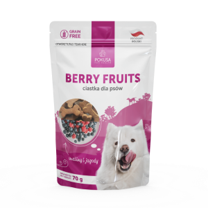 Pokusa Ciastka dla psa - Berry Fruits - owoce i zioła