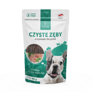Pokusa Naturalny przysmak - Czyste zęby - indyk, mięta i alga