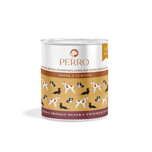 PERRO karma mokra Indyk z cukinią 800g