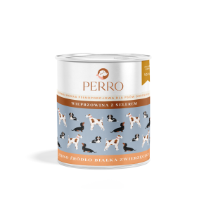 PERRO karma mokra Wieprzowina z selerem 850g
