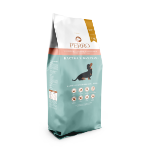 PERRO karma sucha Kaczka z batatami 3kg - bezzbożowa formuła dla psów dorosłych małych ras 