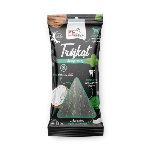 Syta Micha Trójkąt Dentystyczny - gryzak dla psa 13cm - 2 szt