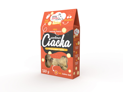 Syta Micha BAKERY ciastka dla psa Waniliowe Ciacha 100g