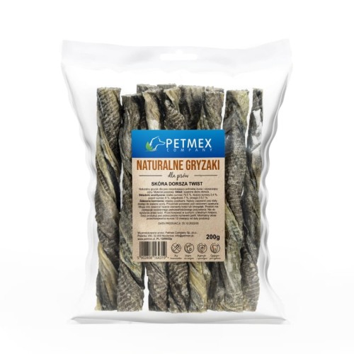 PETMEX - skóra dorsza twists gryzak naturalny 200g.jpg