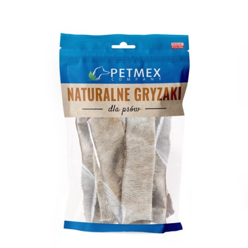 PETMEX - Skóra wołowa z futrem gryzak naturalny 15cm 100g.jpg