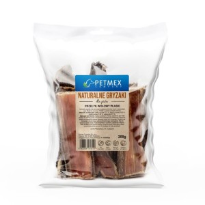 PETMEX - przełyk wołowy płaski gryzak naturalny 200g