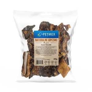 PETMEX - płuco wołowe gryzak naturalny 200g