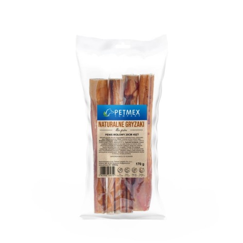 PETMEX - penis wołowy cięty gryzak naturalny 20cm 4szt.jpg