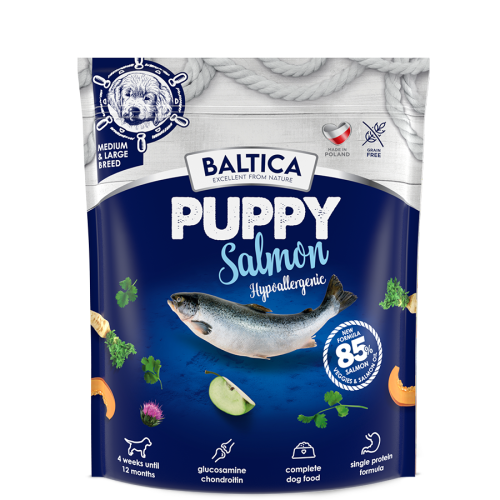BALTICA karma sucha z łososiem dla szczeniąt duże rasy 1kg.png