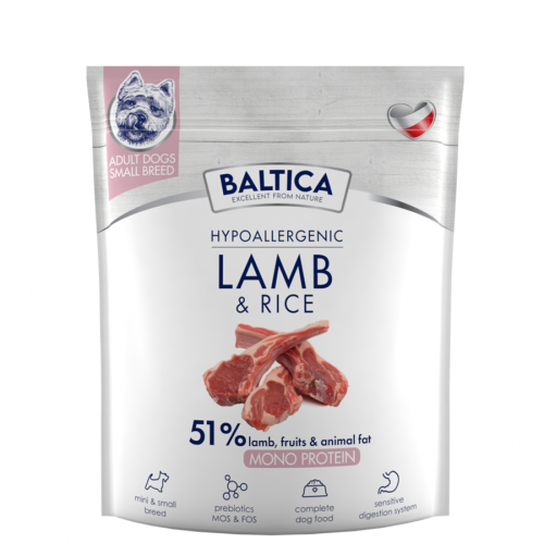 BALTICA karma sucha z jagnięciną i ryżem dla małych ras 1kg.png