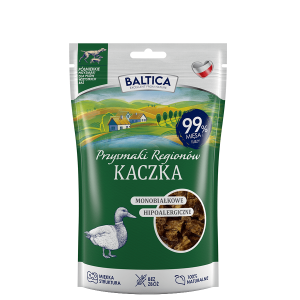 BALTICA półmiękkie przysmaki dla psów z kaczki 80g