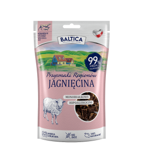 BALTICA półmiękkie przysmaki dla psów z jagnięciny 80g