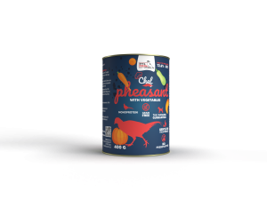 Syta Micha CHEF karma mokra dla psa Bażant z warzywami 400g