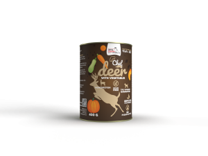  Syta Micha CHEF karma mokra dla psa Jeleń z warzywami 400g
