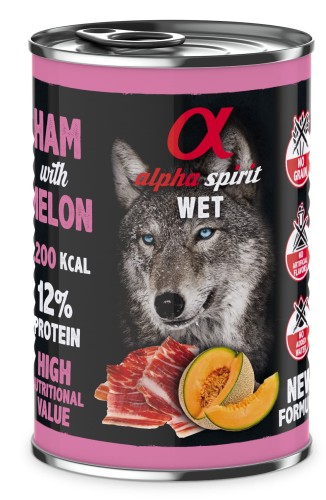 ALPHA SPIRIT karma mokra Szynka z melonem 400g.jpg
