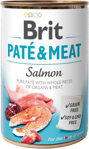 Brit Pate & Meat Salmon - łosoś 400g.jpg