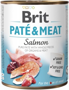 Brit Pate & Meat Salmon - łosoś 800g