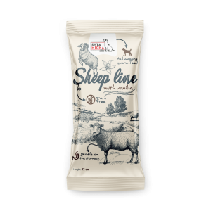 Syta Micha Sheep Line kość do żucia owca z wanilią dla szczeniąt 12cm