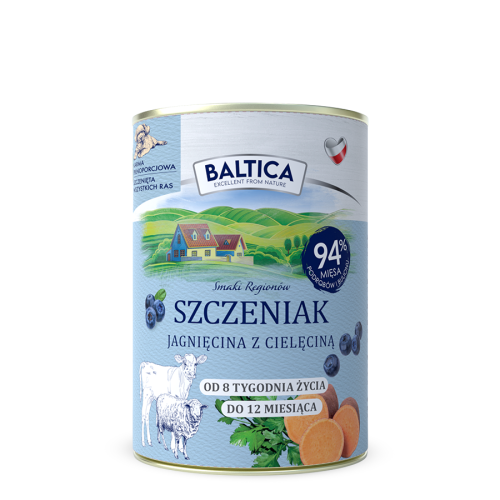 BALTICA karma mokra jagnięcina z cielęciną dla szczeniąt 400g.jpg