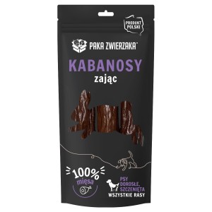 Paka Zwierzaka kabanosy zając 3 szt 80g