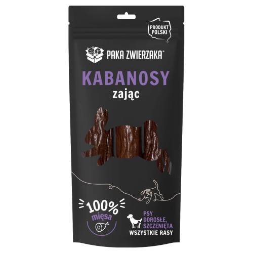 Paka Zwierzaka kabanosy zając 3 szt 80g.jpg